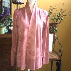 Comfortable RBX Salmon Tie Dye Cardigan